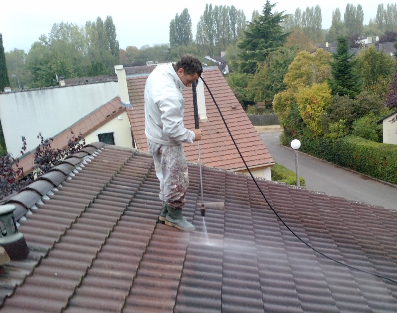 démoussage - nettoyage toit - couvreur Ismael Payen-2